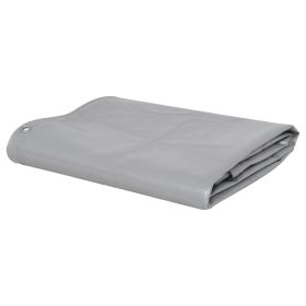 Tarpaulin 2.1 oz/ft² 13.1'x23' Gray