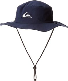 Quiksilver Men's Bushmaster Sun Protection Floppy Visor Bucket Hat (Color: Parisian Night, size: Large-X-Large)