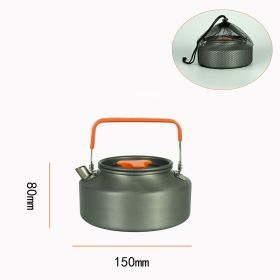 Small Outdoor Camping Cooker; Boiling Kettle Frying Pan & Stock Pot; Portable Travel Equipment; Sports & Outdoor Supplies (Model: 1.1L(0.29 gal.) Kettle)